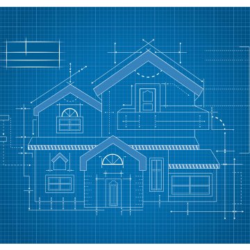 housing blue print digital layout